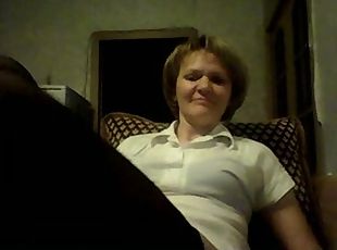 Hot 43 yo Russian mature Olga play in skype